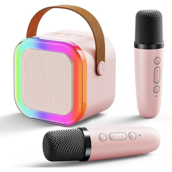 اسپیکر بلوتوثی قابل حمل مدل K12 (دو میکروفونی)