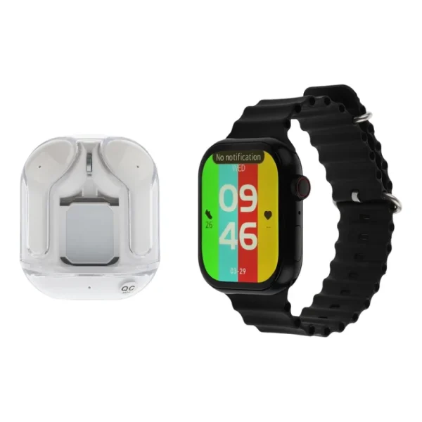 ساعت هوشمند ویسمی مدل WS-X17 به همراه هدفون بلوتوثی