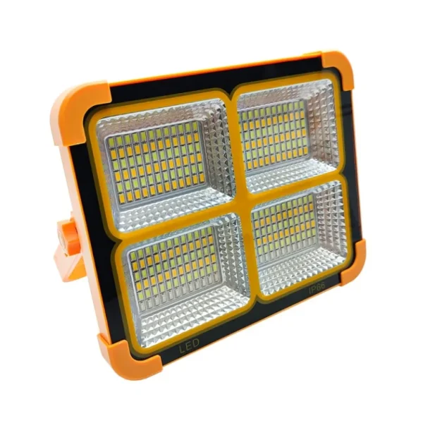 نورافکن دستی مدل سولار خورشیدی IP66 کد 100X